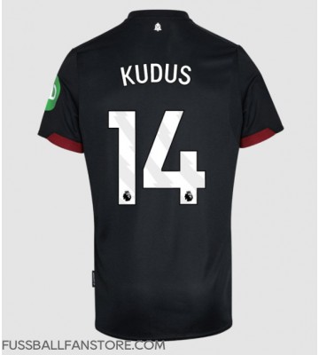 West Ham United Mohammed Kudus #14 Replik Auswärtstrikot 2024-25 Kurzarm